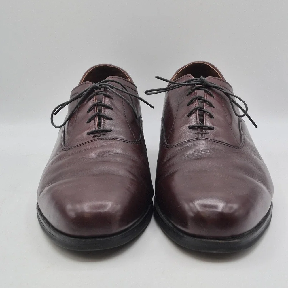 Dexter Dress Shoes Mens Size 14 D Burgundy Leather Oxford‎ Plain Toe W752-4